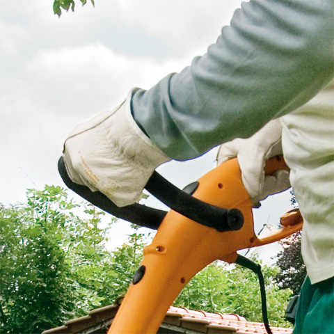 Handgreep instelbaar zonder gereedschap