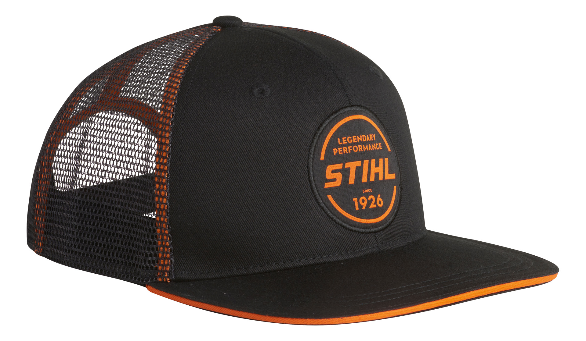 Trucker-pet LOGO CIRCLE zwart