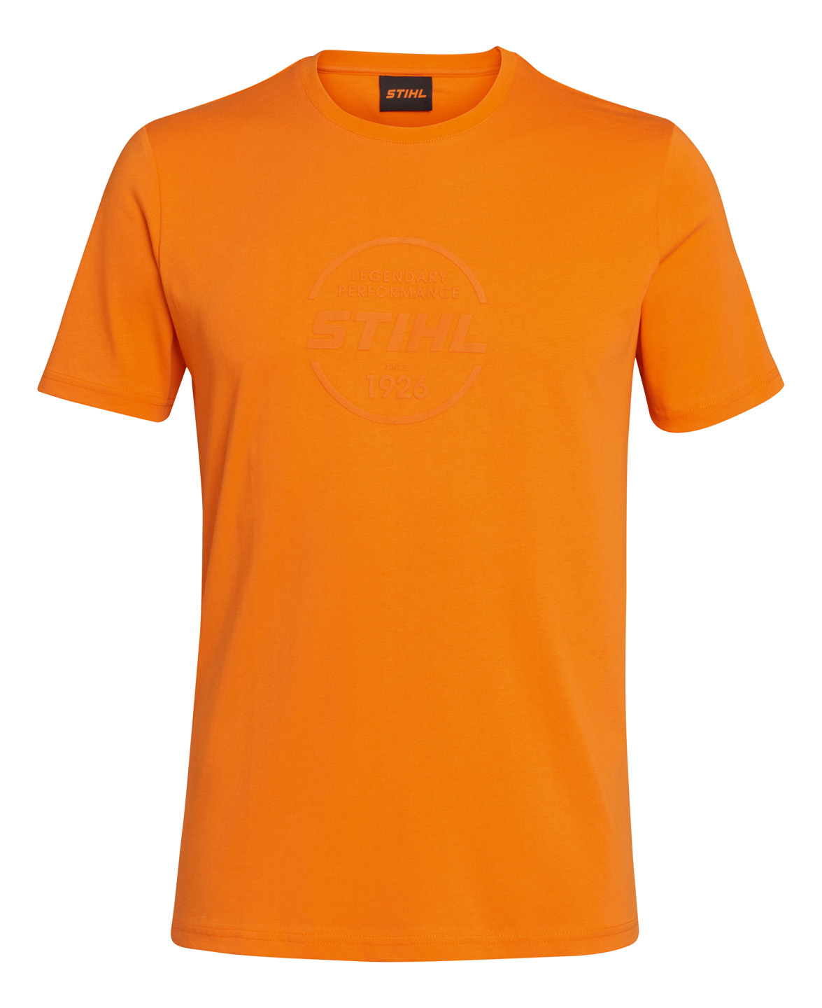 T-shirt LOGO CIRCLE oranje