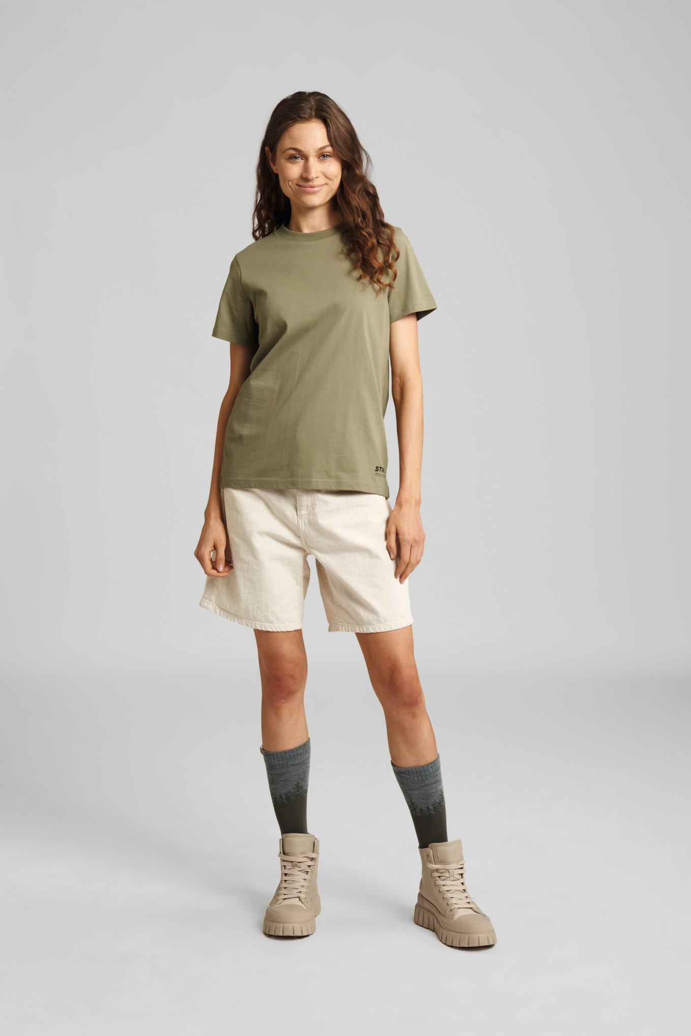 T-shirt sustainable basic dames
