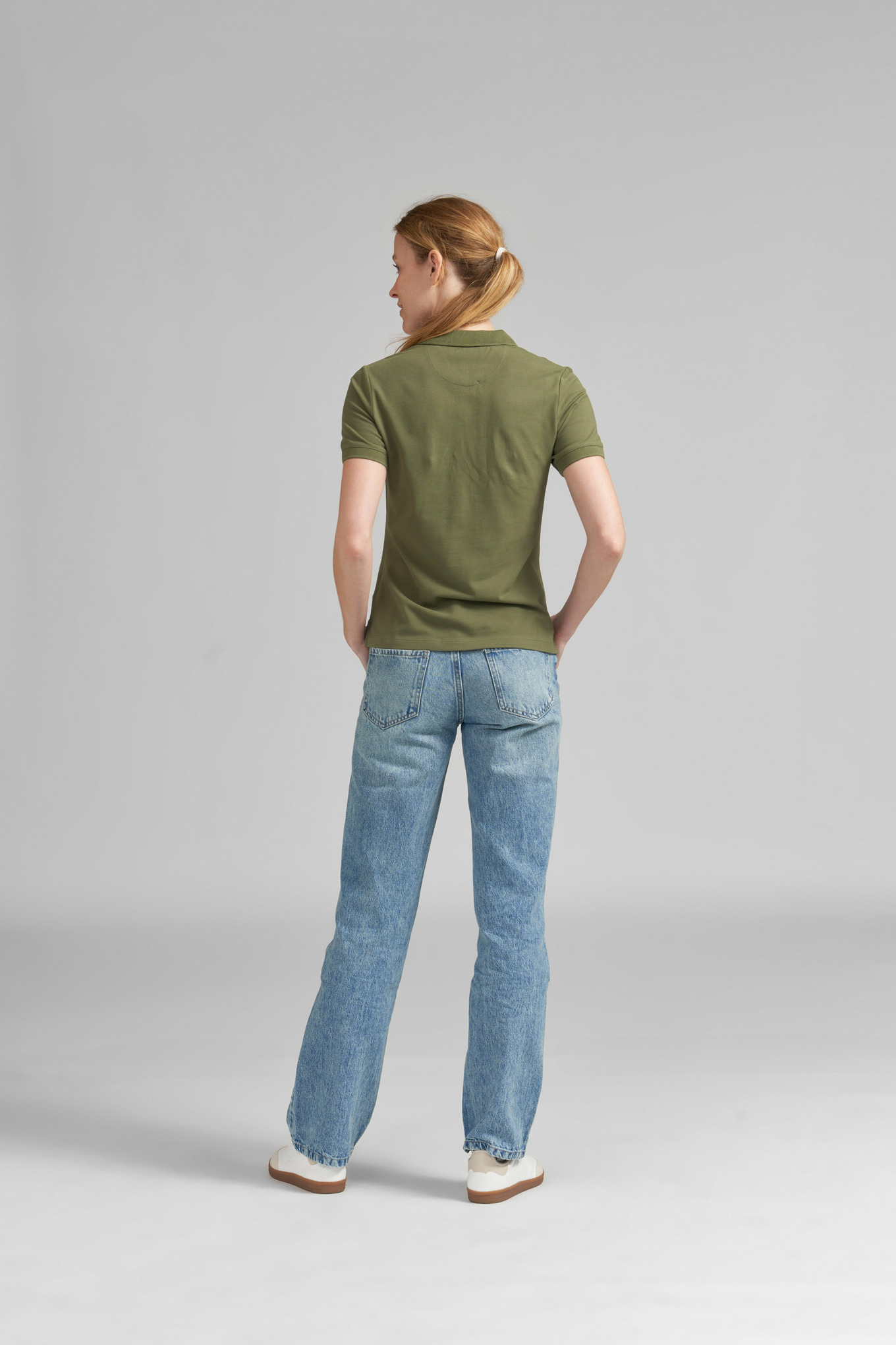 Polo BASIC GREEN Dames