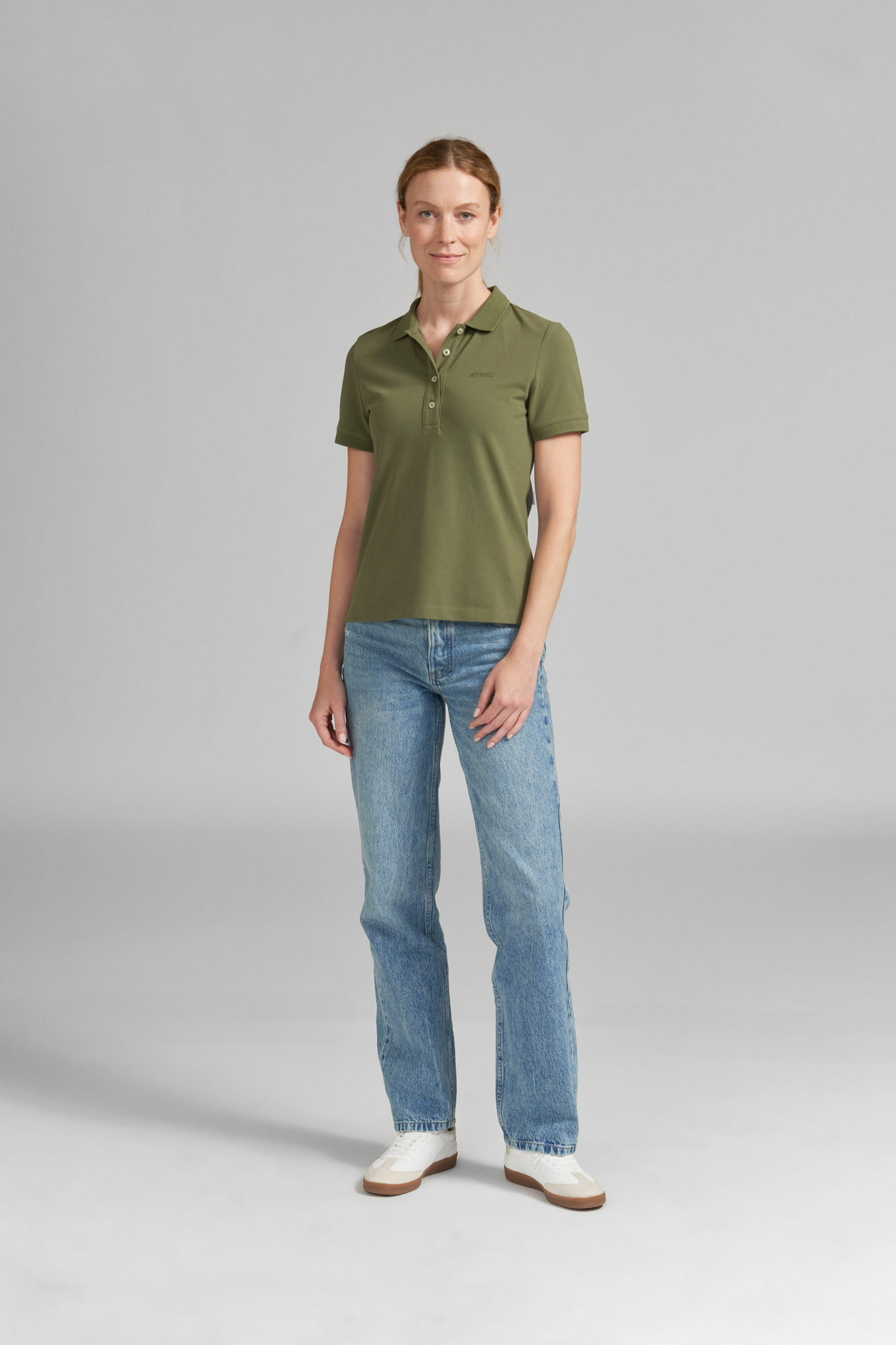 Polo BASIC GREEN Dames