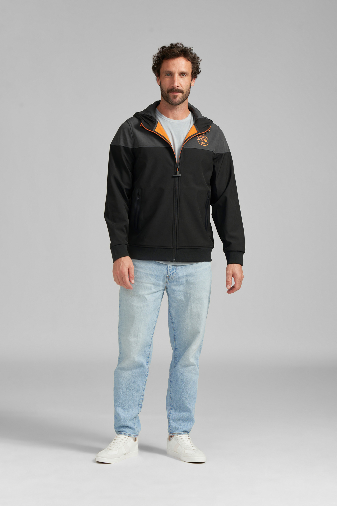 Softshell vest LOGO CIRCLE Heren