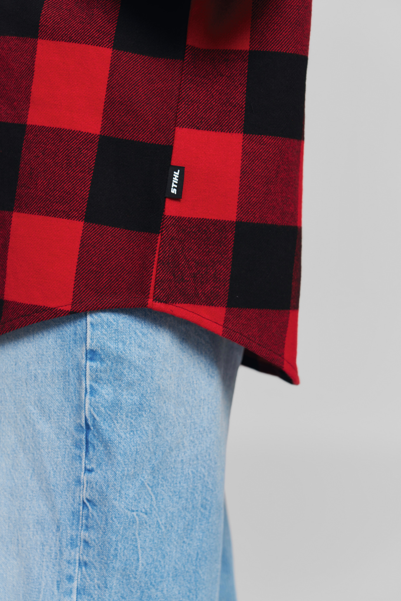 Hemd PLAID RED BLACK Unisex