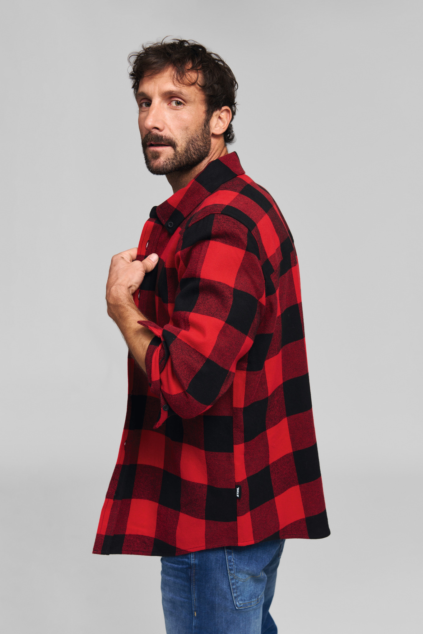 Hemd PLAID RED BLACK Unisex
