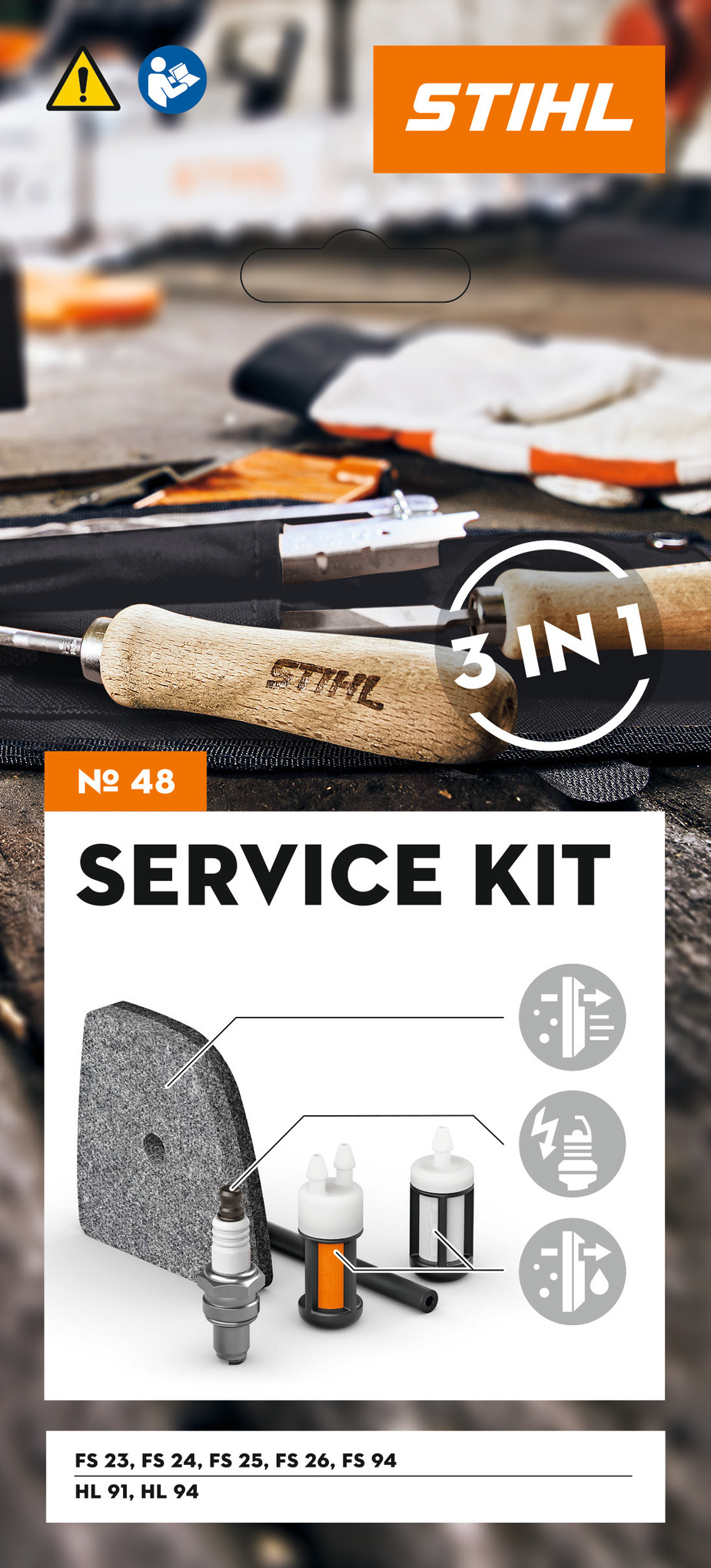 Service Kit 48 voor FS 23, FS 24, FS 25, FS 26, FS 94, HL 91 en HL 94