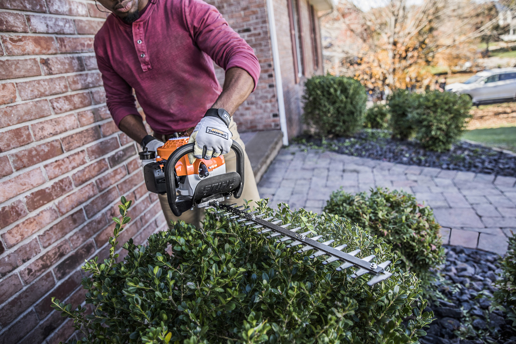 Zilver Zwerver Kerstmis HS 45 benzineheggenschaar | STIHL