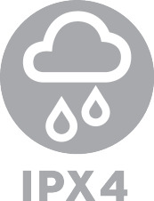 IPX4-gecertificeerd