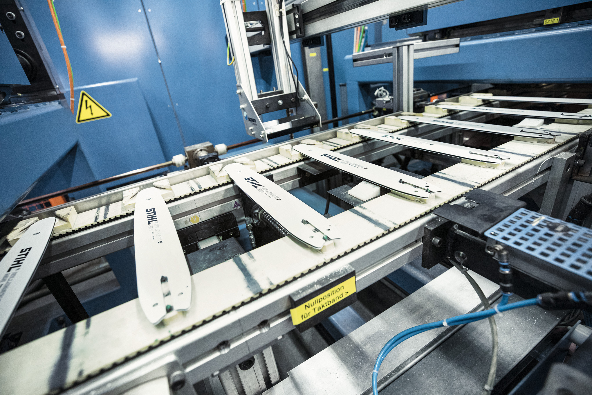 Productie van zaagbladen