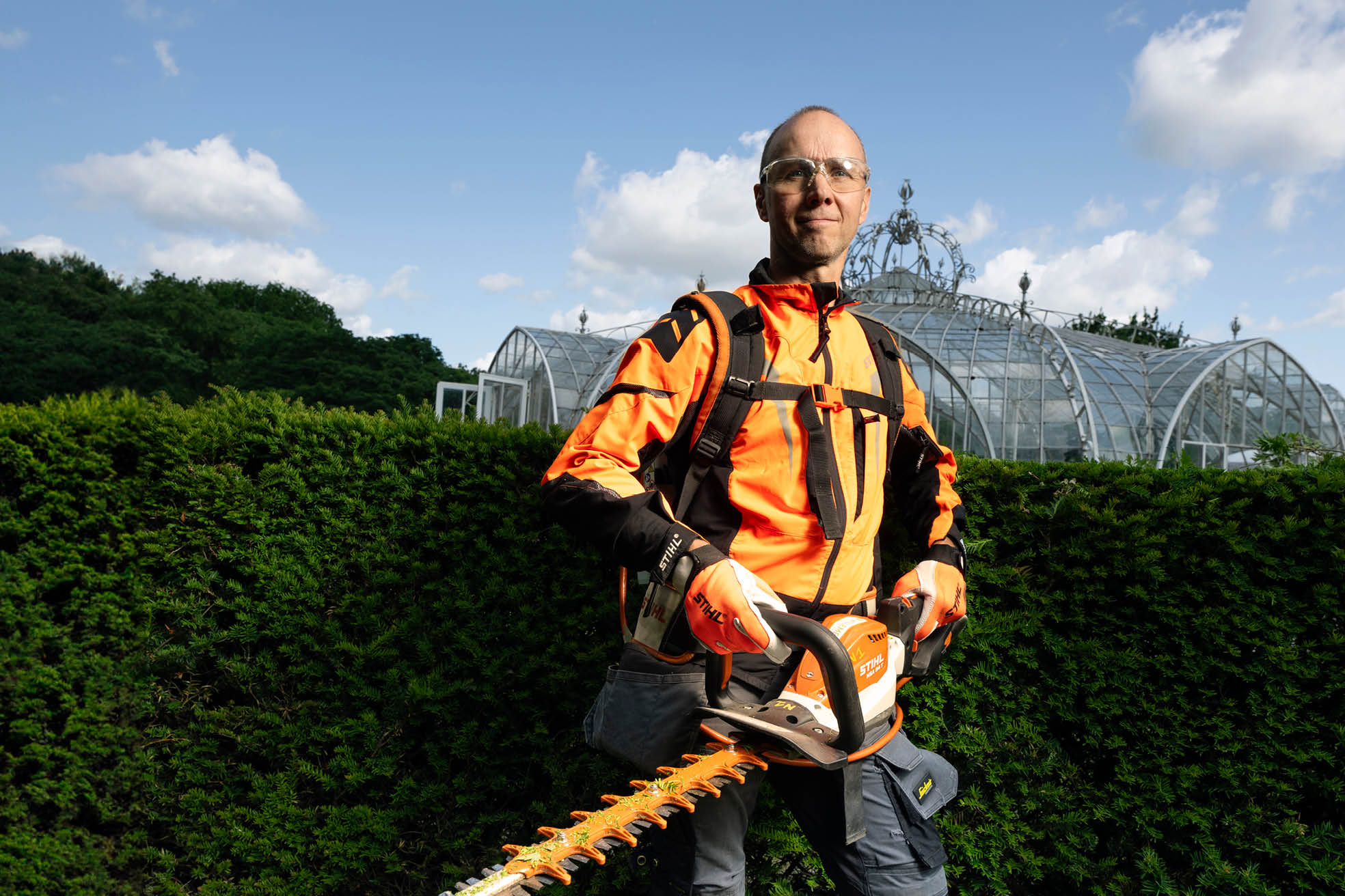 Tuiniers Karijn, Maarten, Bart en Jeroen werken met hart en ziel, zodat Plantentuin Meise niets van zijn magie verliest