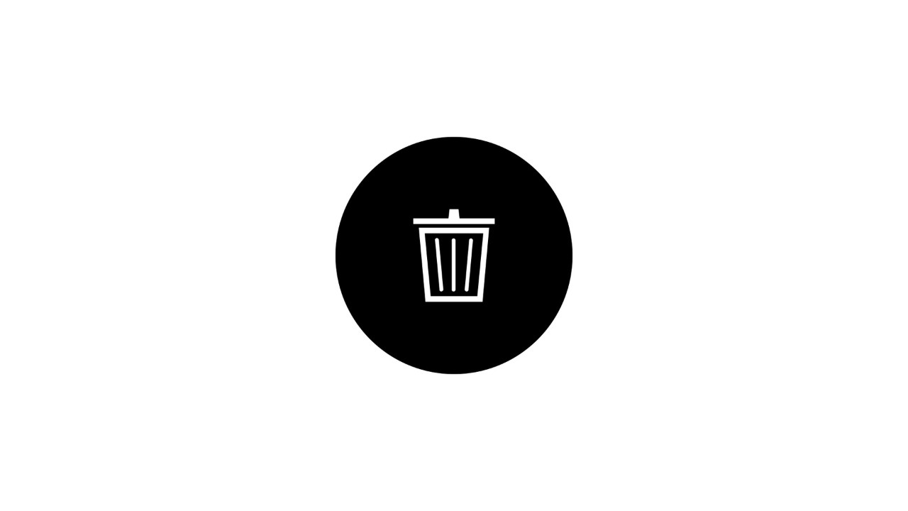 Pictogram vuilnisbak