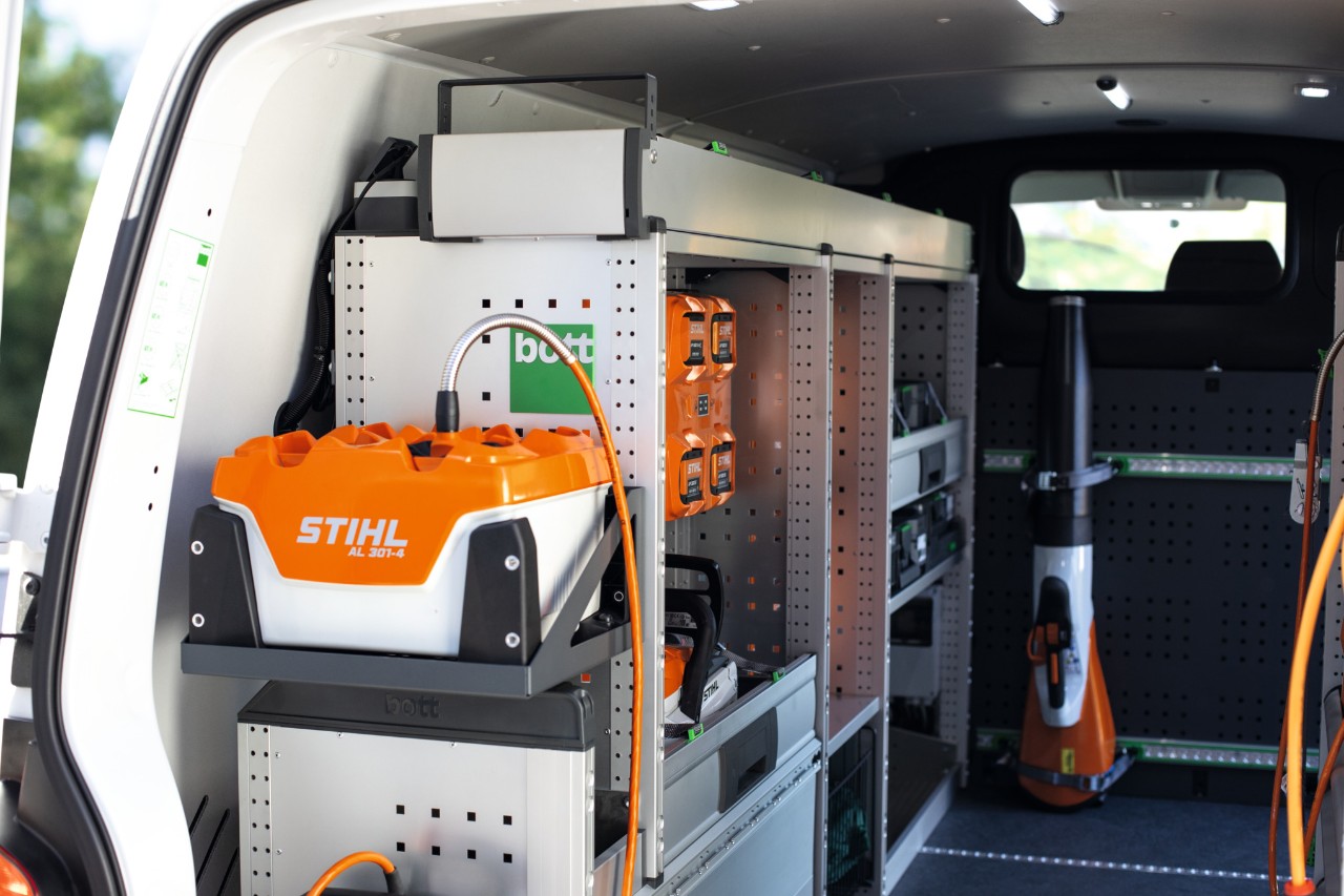De bott vario3 verandert je voertuig in een mobiele werkplaats.